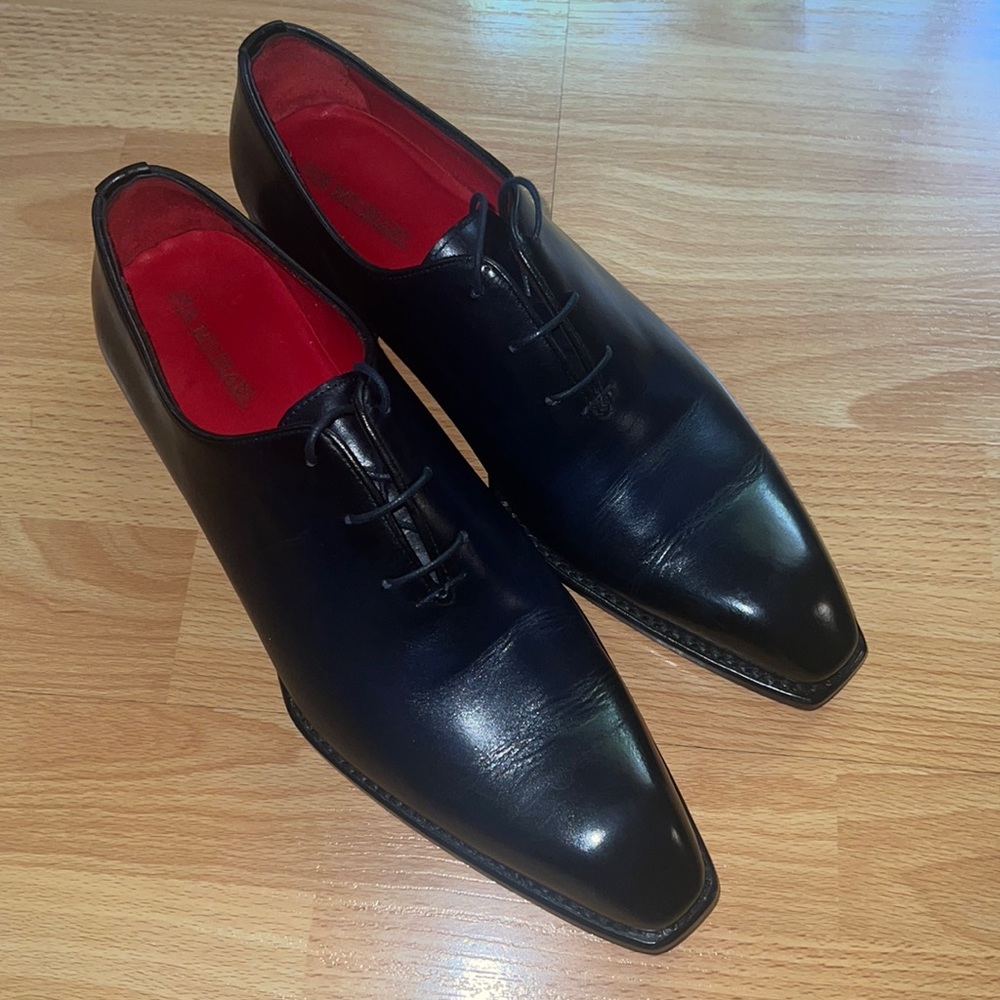 WORN ONCE BESPOKE CUSTOM DERBY SHOES - they are gorgeous but I like a slip on